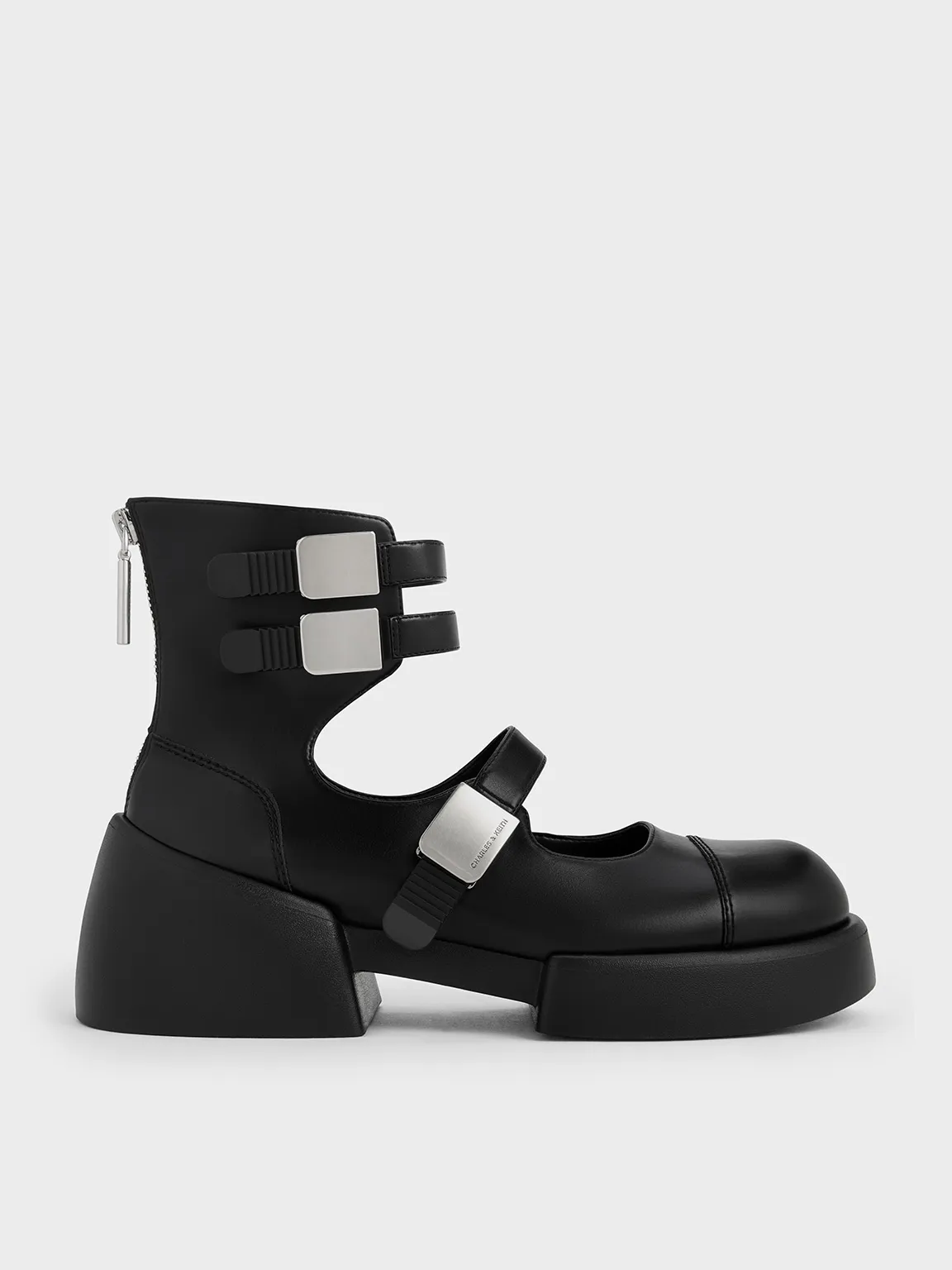 Charles & Keith - Robbie Ankle-Strap Mary Jane Boots sold by Charles & Keith