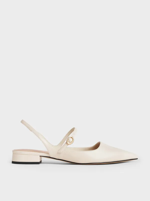 Charles & Keith - Roxane Slingback Mary Jane Flats sold by Charles & Keith