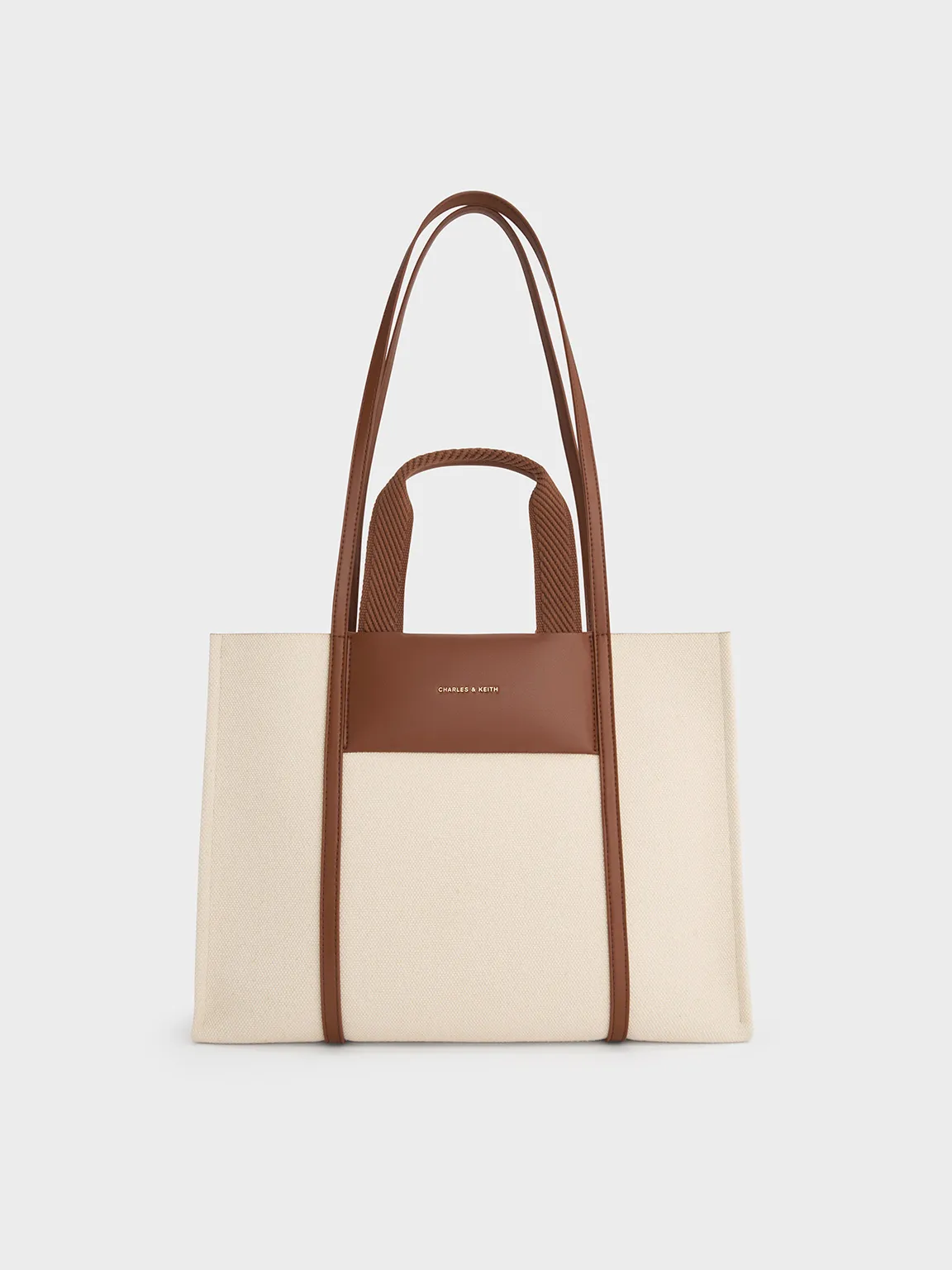 Charles & Keith - Shalia Canvas Tote Bag sold by Charles & Keith