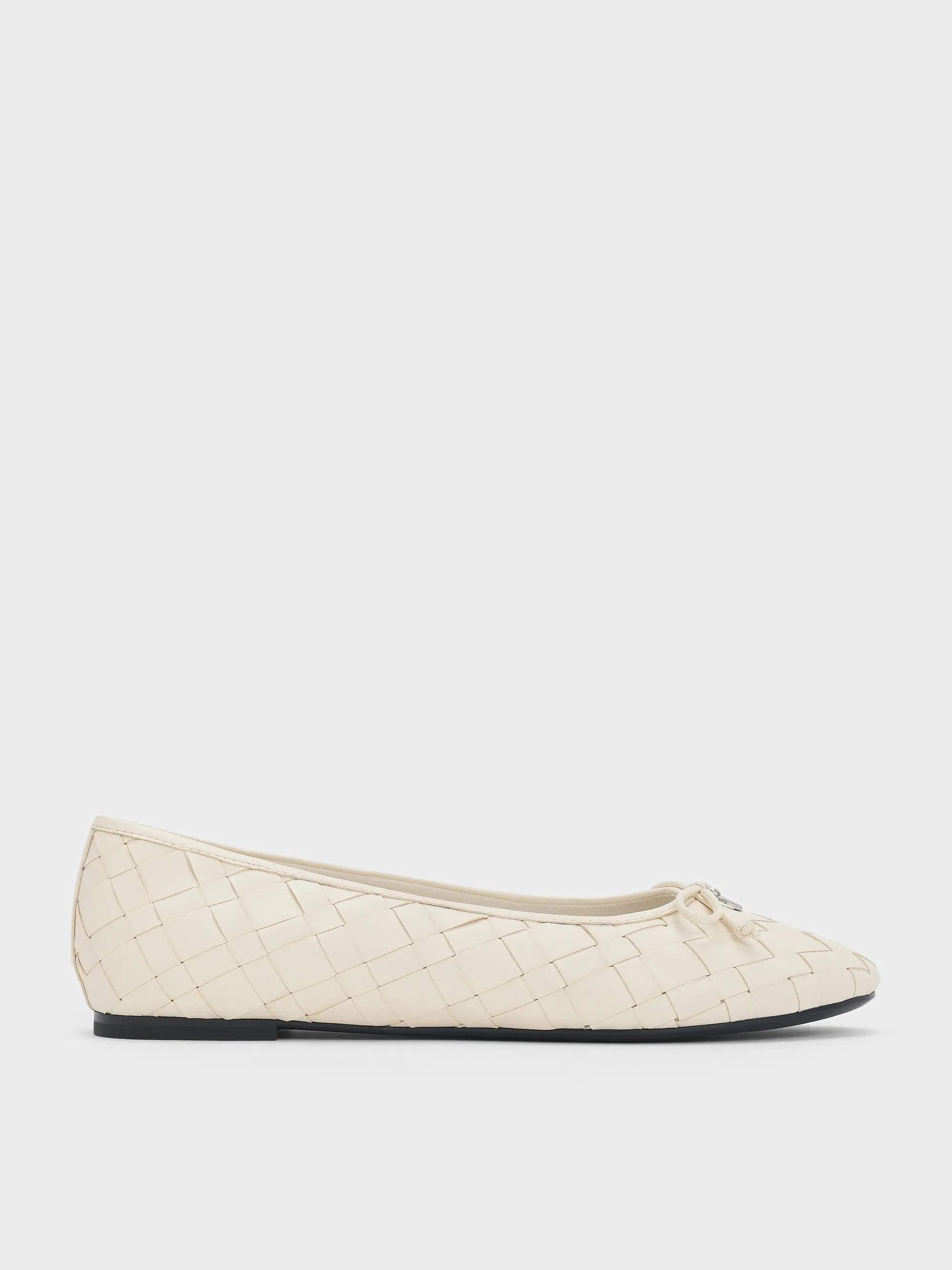 Charles & Keith - Ivette Woven Bow Ballet Flats sold by Charles & Keith