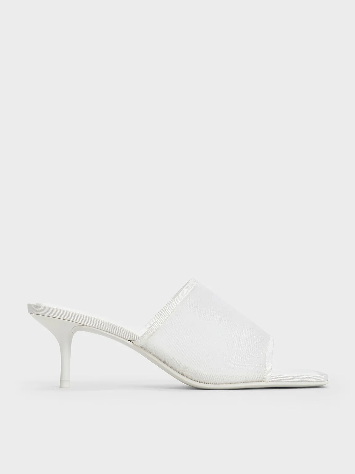Charles & Keith - Loren Mesh Kitten-Heel Mules sold by Charles & Keith