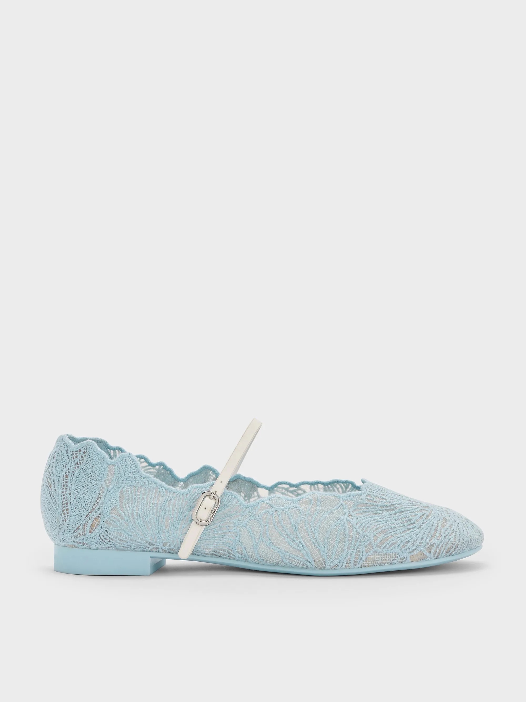 Charles & Keith - Meja Floral Mary Jane Flats sold by Charles & Keith