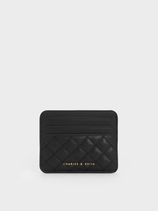 Charles & Keith - Cleo Quilted Card Holder sold by Charles & Keith