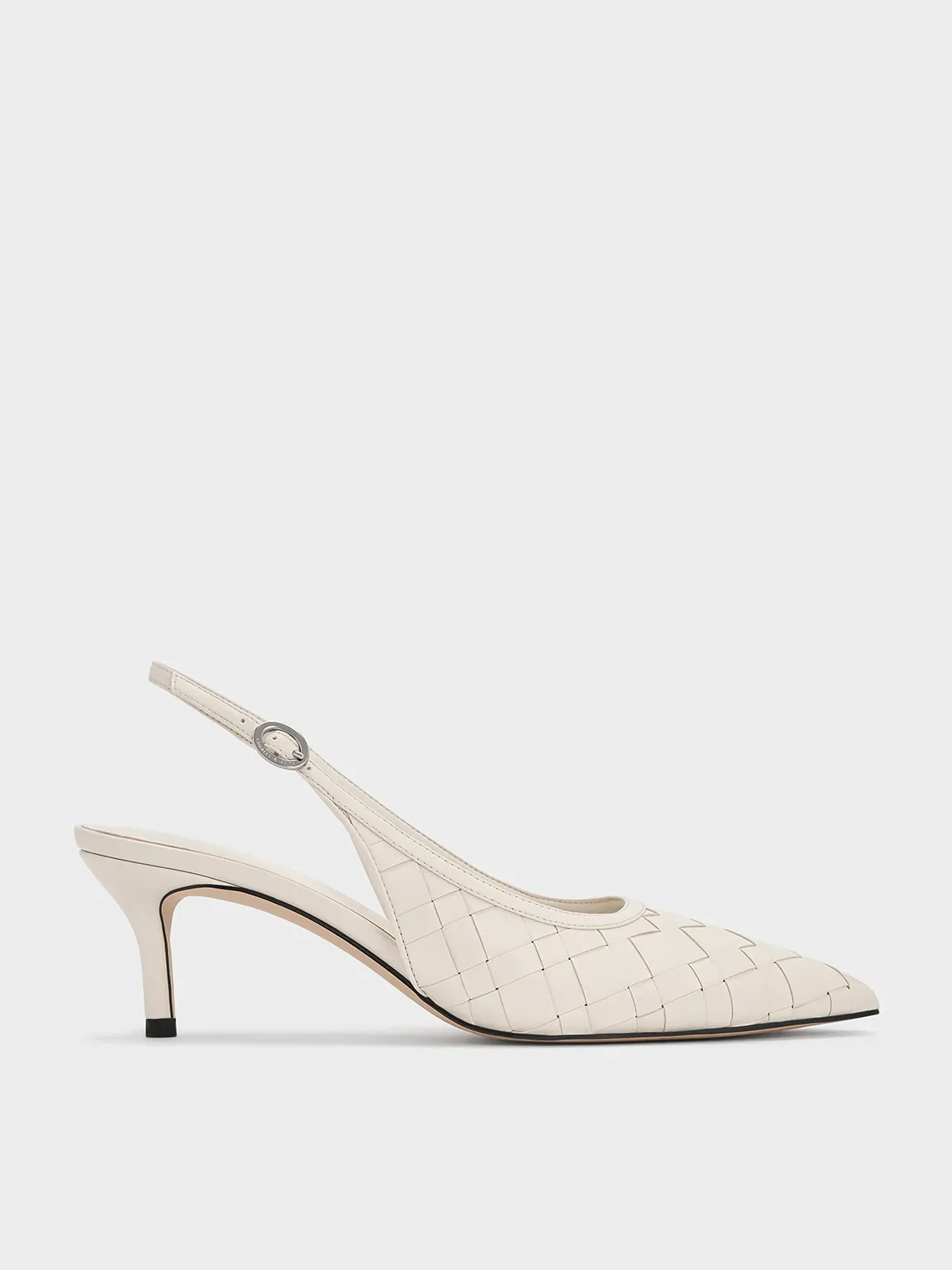 Charles & Keith - Ivette Woven Pointed-Toe Slingback Pumps sold by Charles & Keith