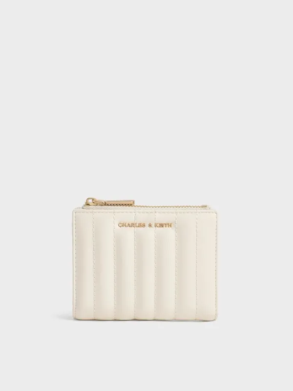 Charles & Keith - Donna Crinkle-Effect Panelled Top-Zip Wallet sold by Charles & Keith