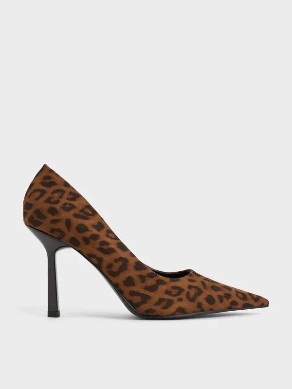 Charles & Keith - Leopard-Print Pointed-Toe Pumps sold by Charles & Keith
