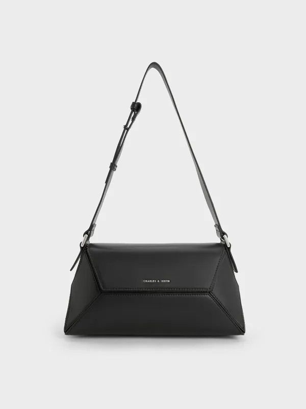 Charles & Keith - Nasrin Geometric Shoulder Bag sold by Charles & Keith