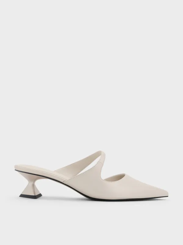 Charles & Keith - Vada Asymmetric Sculptural Heel Pumps sold by Charles & Keith