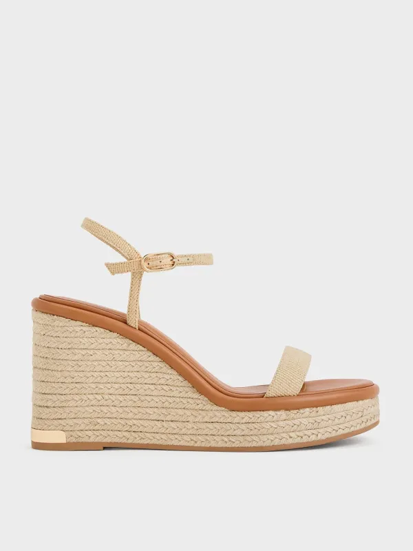 Charles & Keith - Woven Espadrille Wedges sold by Charles & Keith