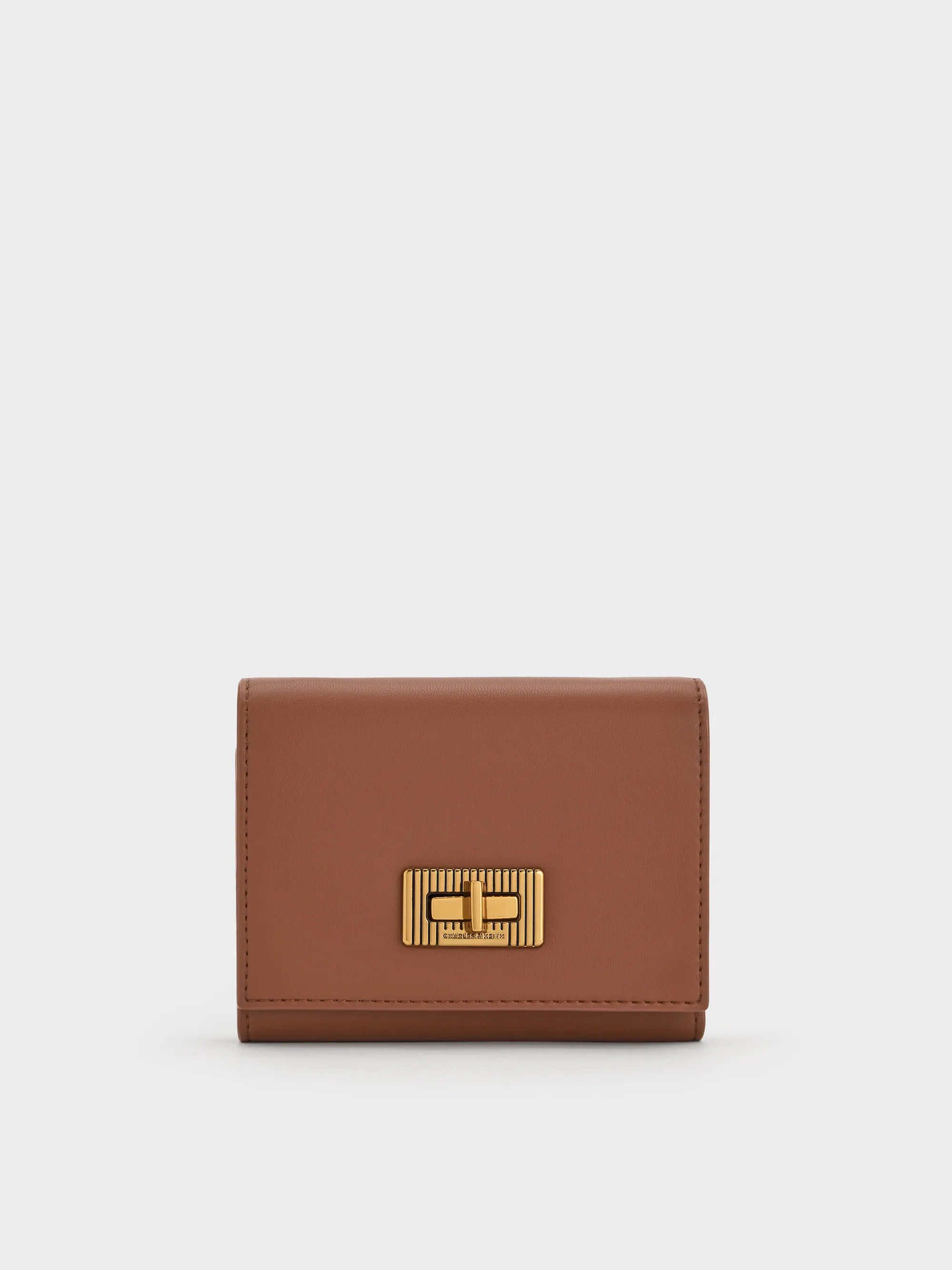 Charles & Keith - Edna Turn-Lock Knotted-Strap Wallet sold by Charles & Keith