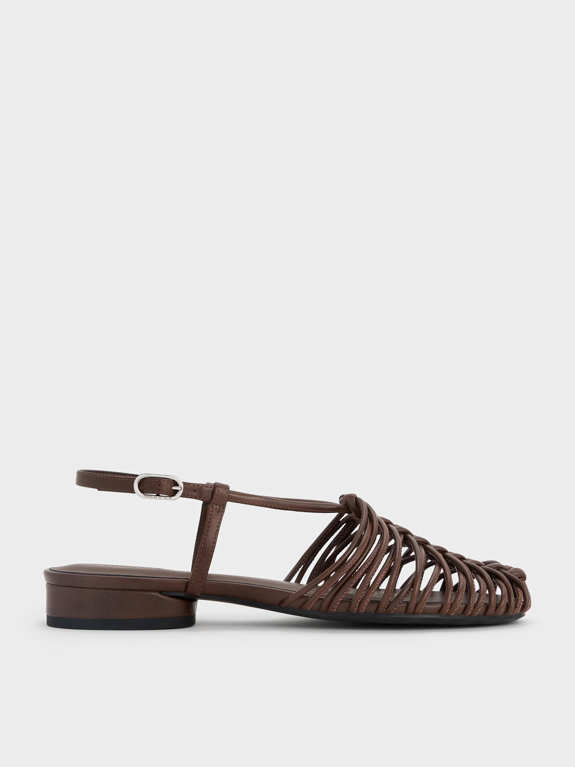 Charles & Keith - Linnea Woven Slingback Caged Sandals sold by Charles & Keith