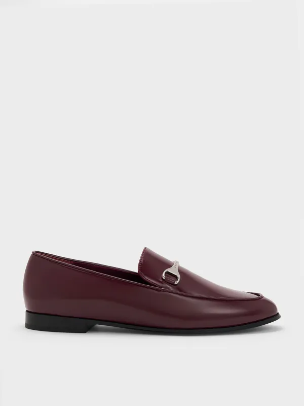 Charles & Keith - Leslie Metallic-Accent Loafers made by Charles & Keith