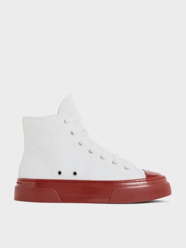 Charles & Keith - Kay Two-Tone High-Top Sneakers made by Charles & Keith