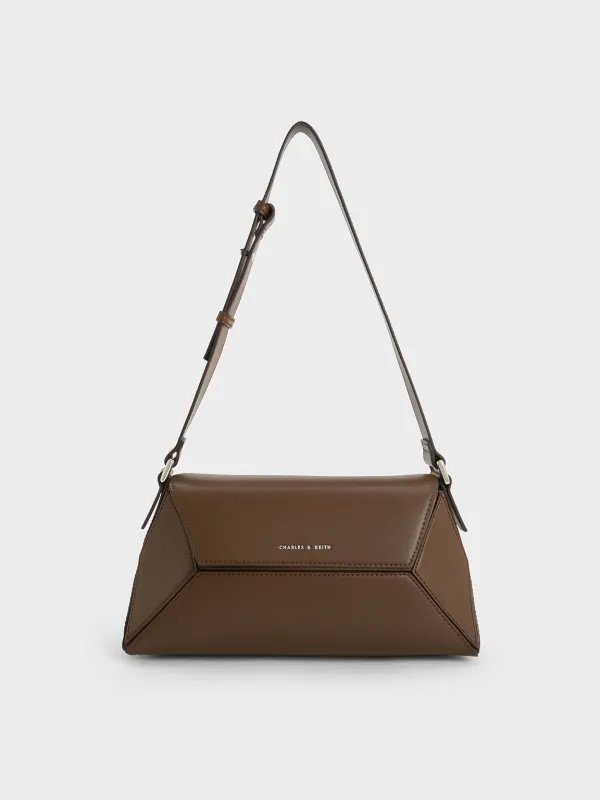 Charles & Keith - Nasrin Geometric Shoulder Bag sold by Charles & Keith