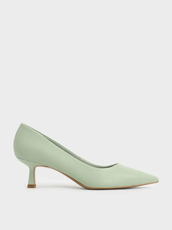 Charles & Keith - Pointed Kitten Heel Pumps sold by Charles & Keith