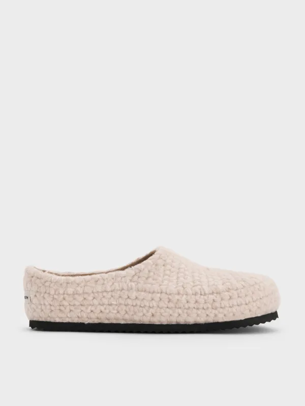Charles & Keith - Crochet Flat Mules sold by Charles & Keith