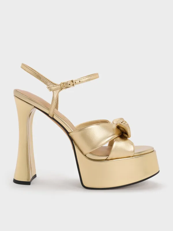 Charles & Keith - Jayce Leather Platform Sandals sold by Charles & Keith
