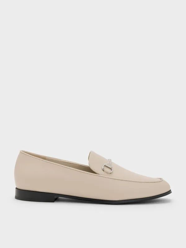 Charles & Keith - Leslie Metallic-Accent Loafers sold by Charles & Keith