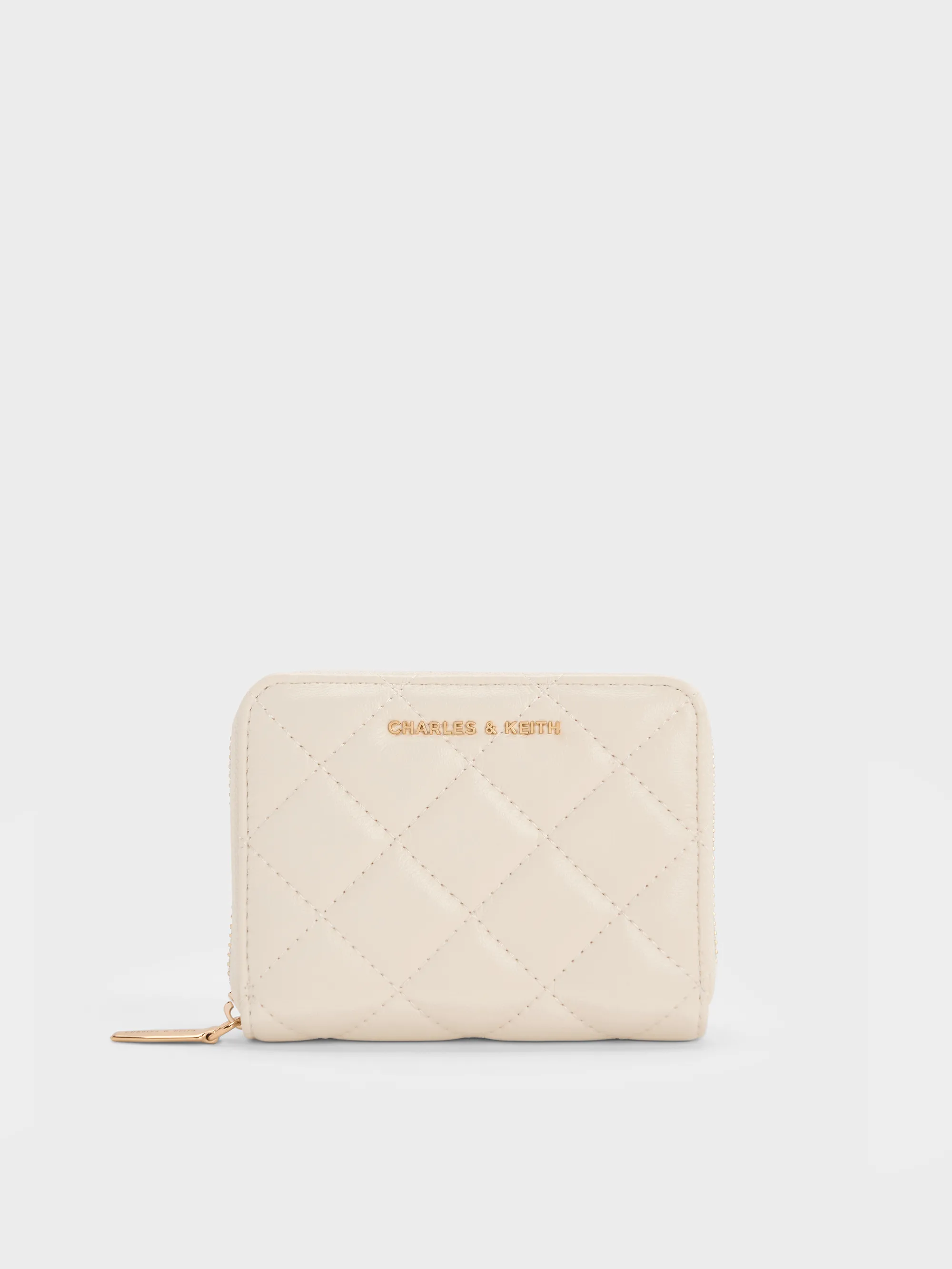 Charles & Keith - Alva Quilted Zip-Around Wallet sold by Charles & Keith
