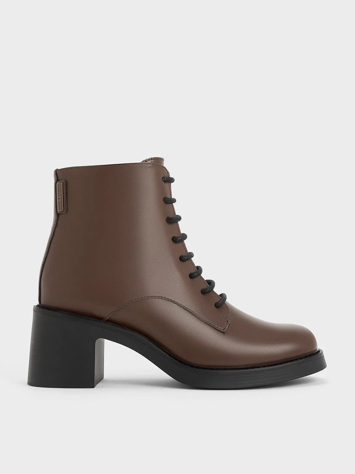 Charles & Keith - Hester Block Heel Ankle Boots sold by Charles & Keith