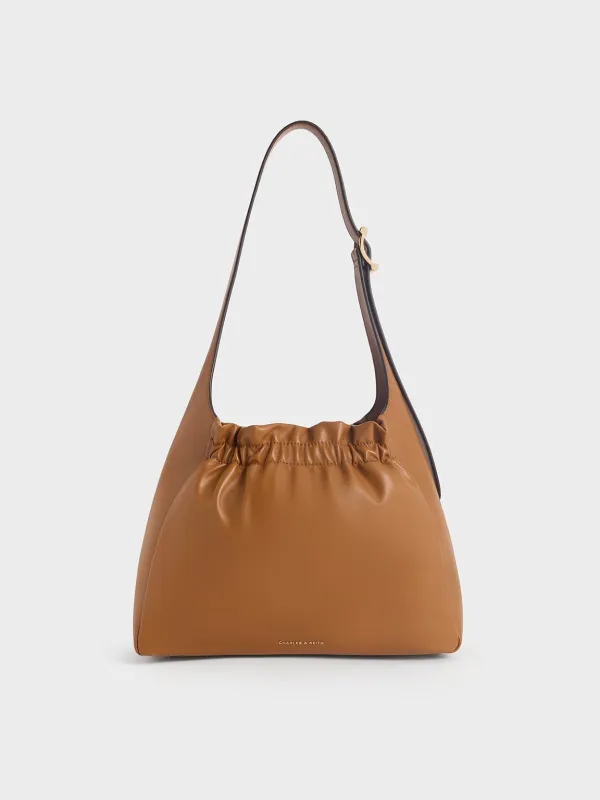 Charles & Keith - Brigette Ruched Shoulder Bag sold by Charles & Keith