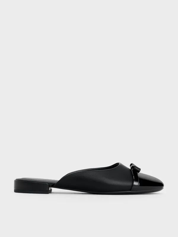 Charles & Keith - Bow Toe-Cap Mules sold by Charles & Keith