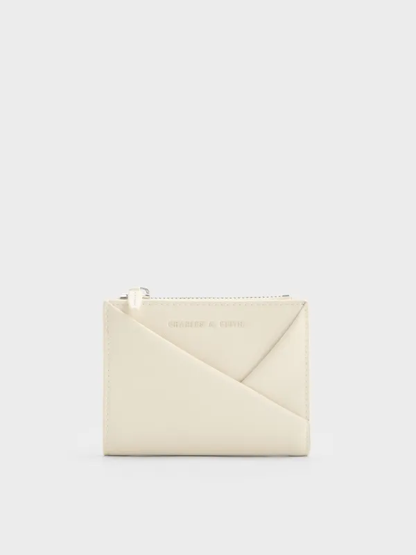 Charles & Keith - Midori Geometric Top-Zip Wallet made by Charles & Keith