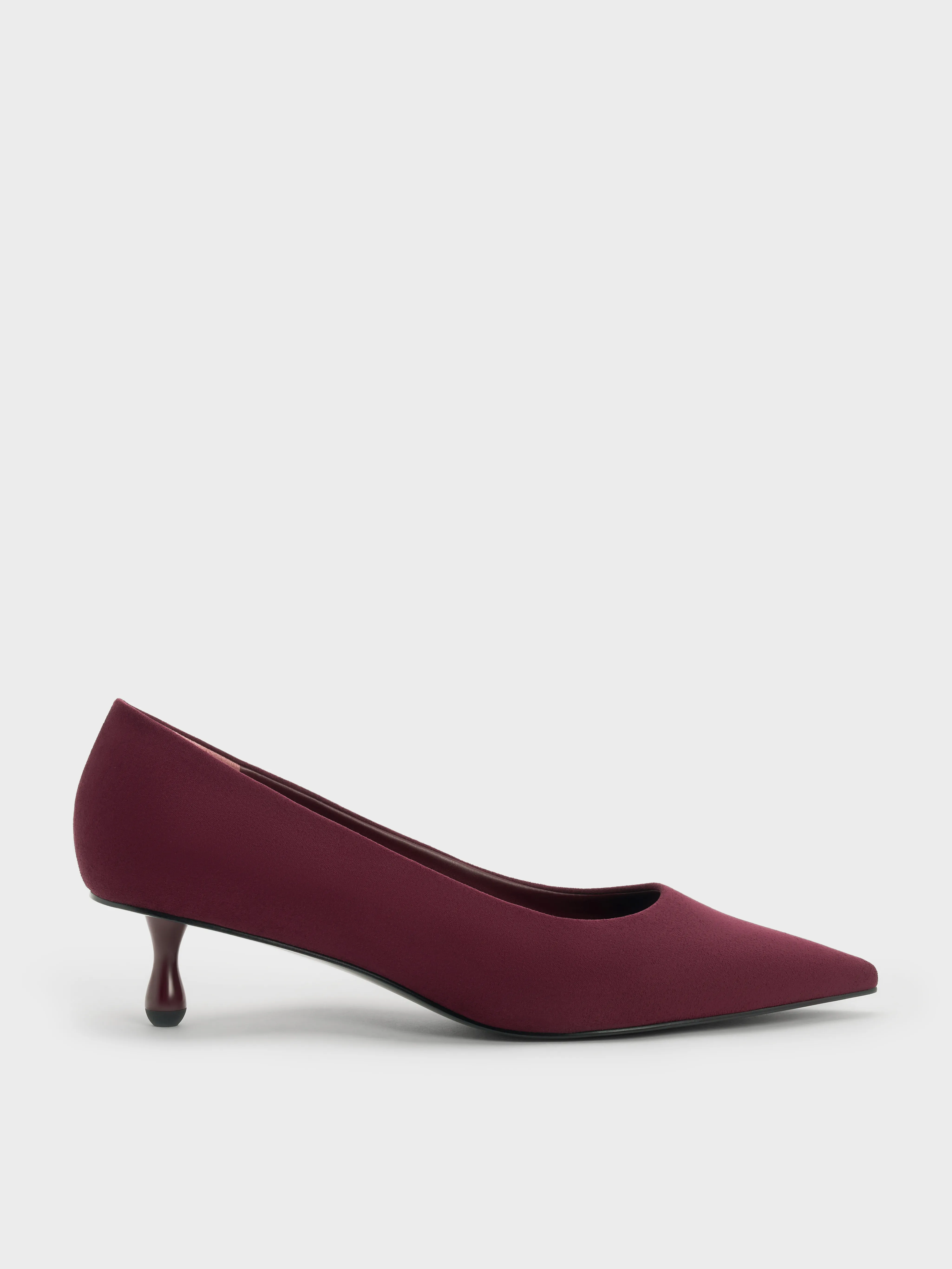 Charles & Keith - Ruthie Faux Suede Kitten Heels sold by Charles & Keith