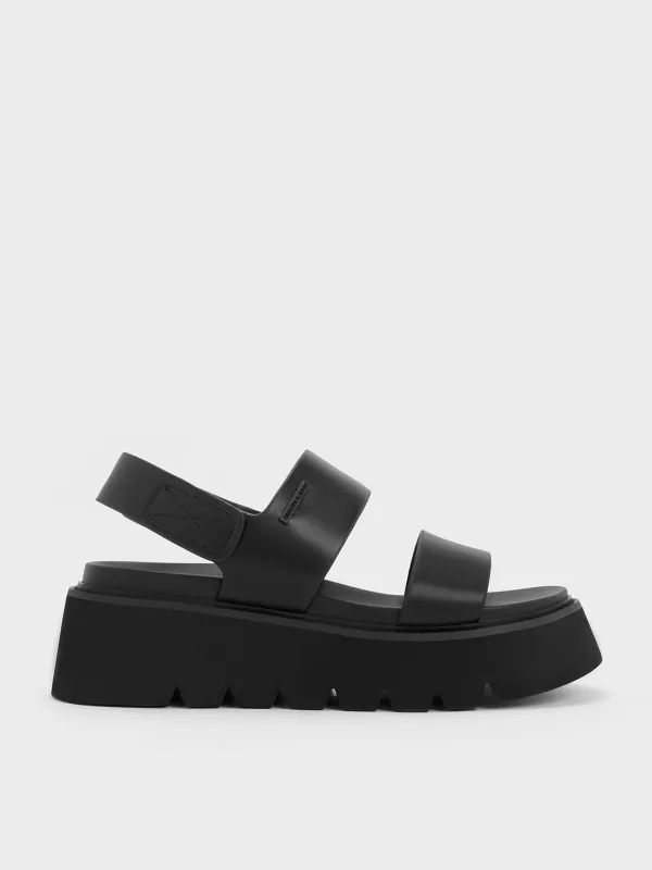 Charles & Keith - Jadis Chunky Flatform Sandals sold by Charles & Keith