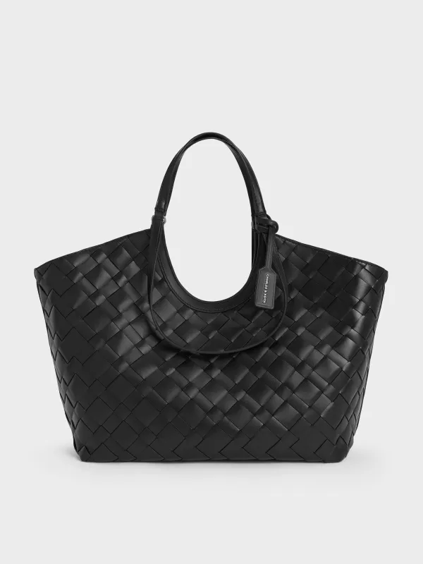 Charles & Keith - Ivette Woven Tote Bag sold by Charles & Keith