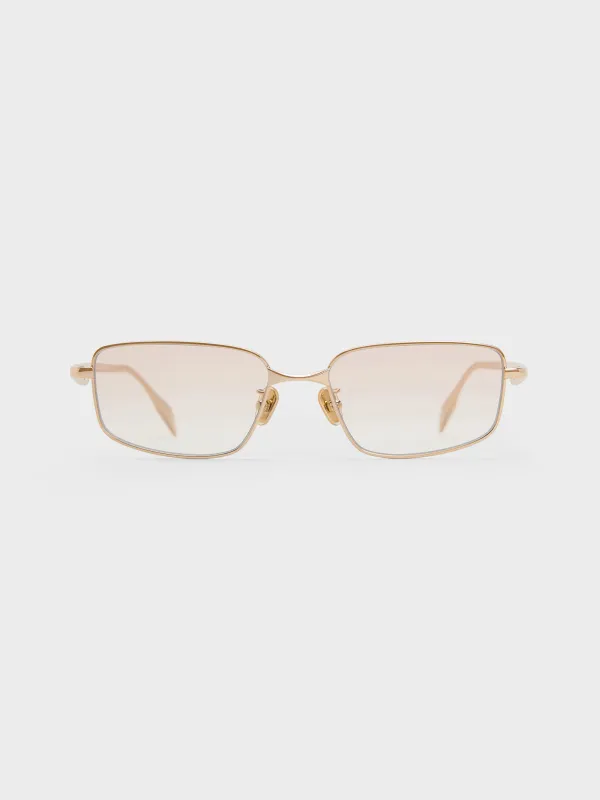 Charles & Keith - Celestia Metal-Rim Tinted Rectangular Sunglasses sold by Charles & Keith
