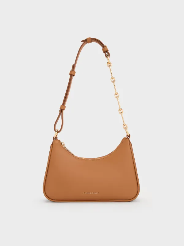Charles & Keith - Lane Chain-Link Shoulder Bag sold by Charles & Keith