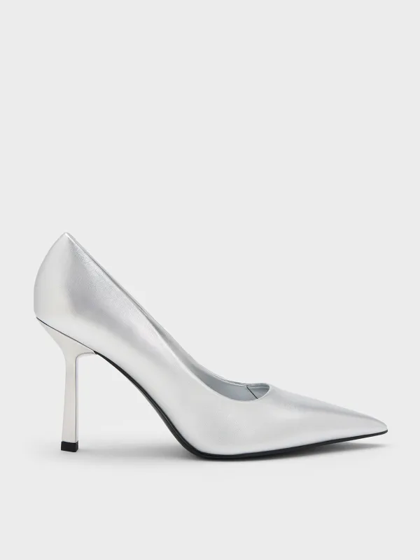 Charles & Keith - Metallic Pointed-Toe Pumps sold by Charles & Keith