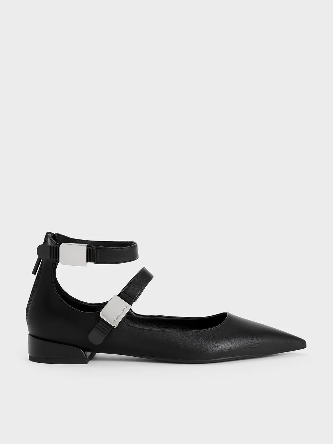 Charles & Keith - Robbie Pointed-Toe Mary Jane Flats sold by Charles & Keith