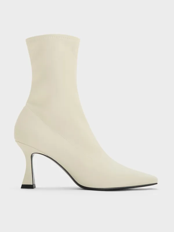 Charles & Keith - Elongated Square-Toe Ankle Boots sold by Charles & Keith
