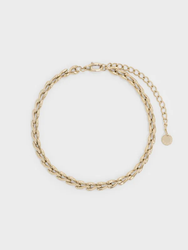 Charles & Keith - Kris Chain-Link Choker Necklace sold by Charles & Keith