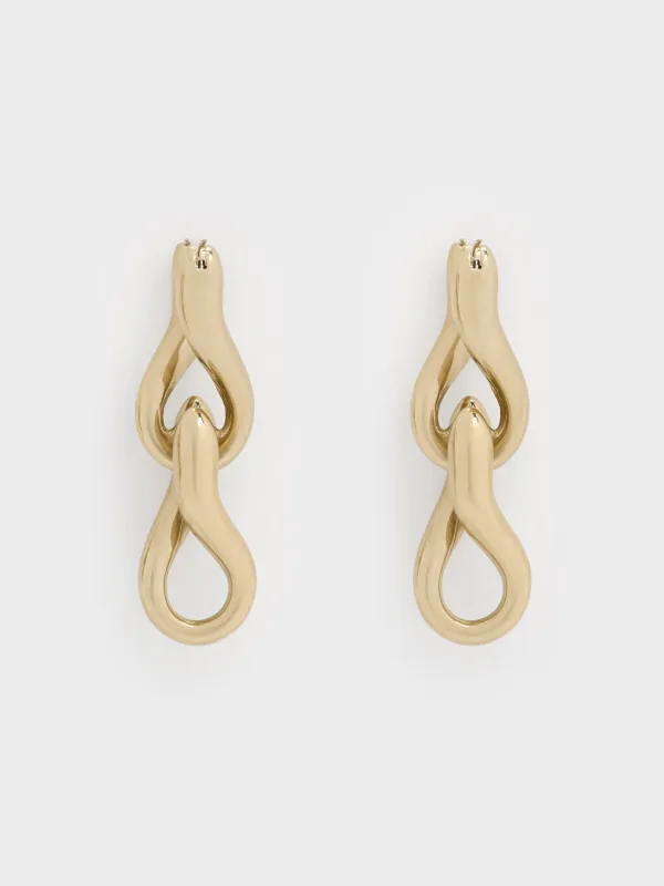 Charles & Keith - Kris Chain-Link Drop Earrings sold by Charles & Keith