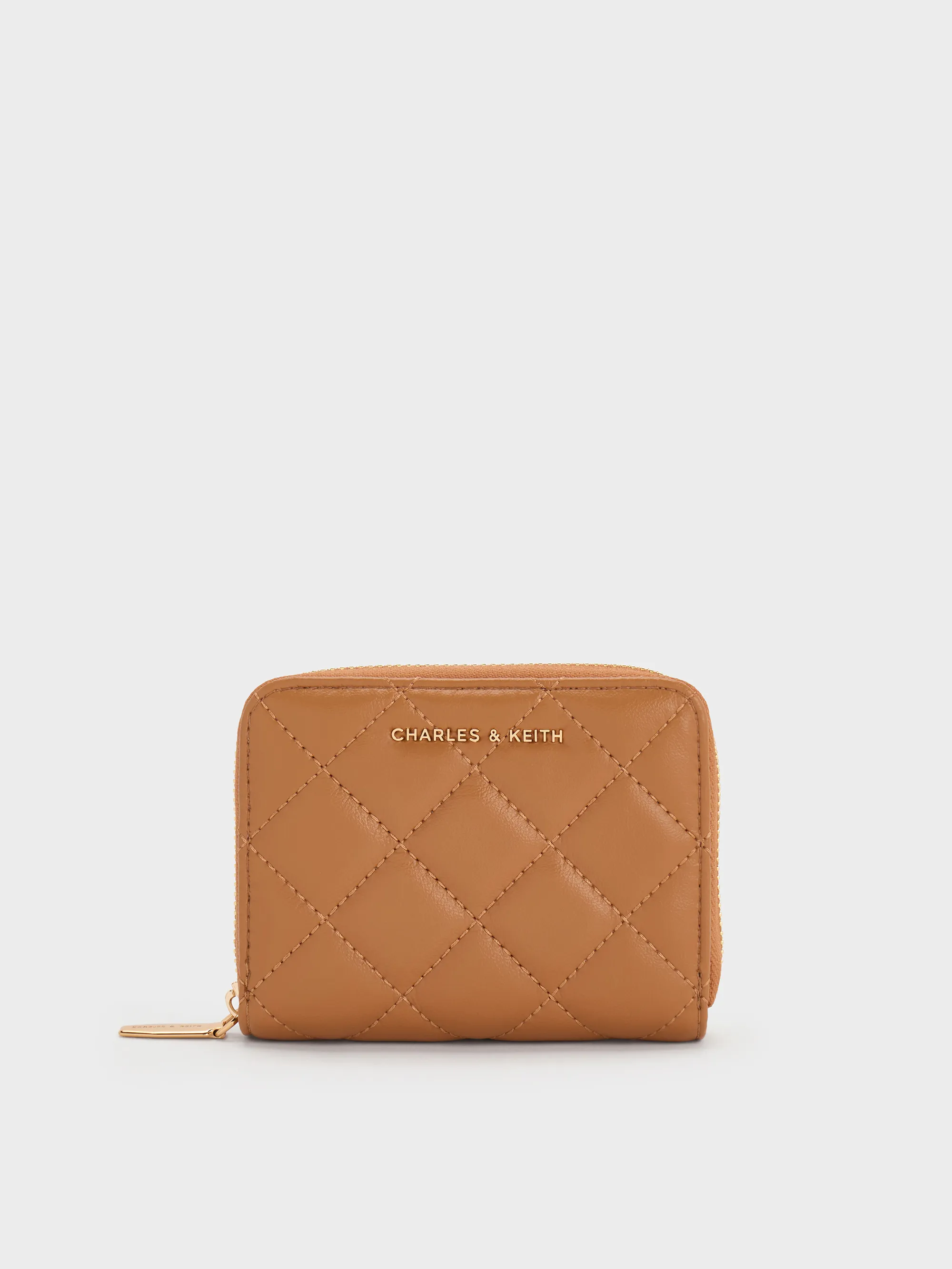 Charles & Keith - Alva Quilted Zip-Around Wallet sold by Charles & Keith