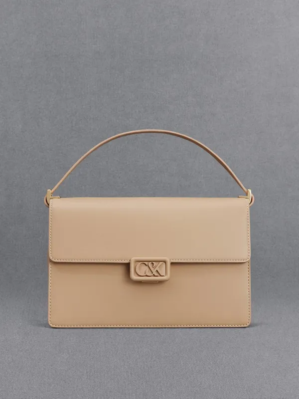 Charles & Keith - Leather Shoulder Bag sold by Charles & Keith