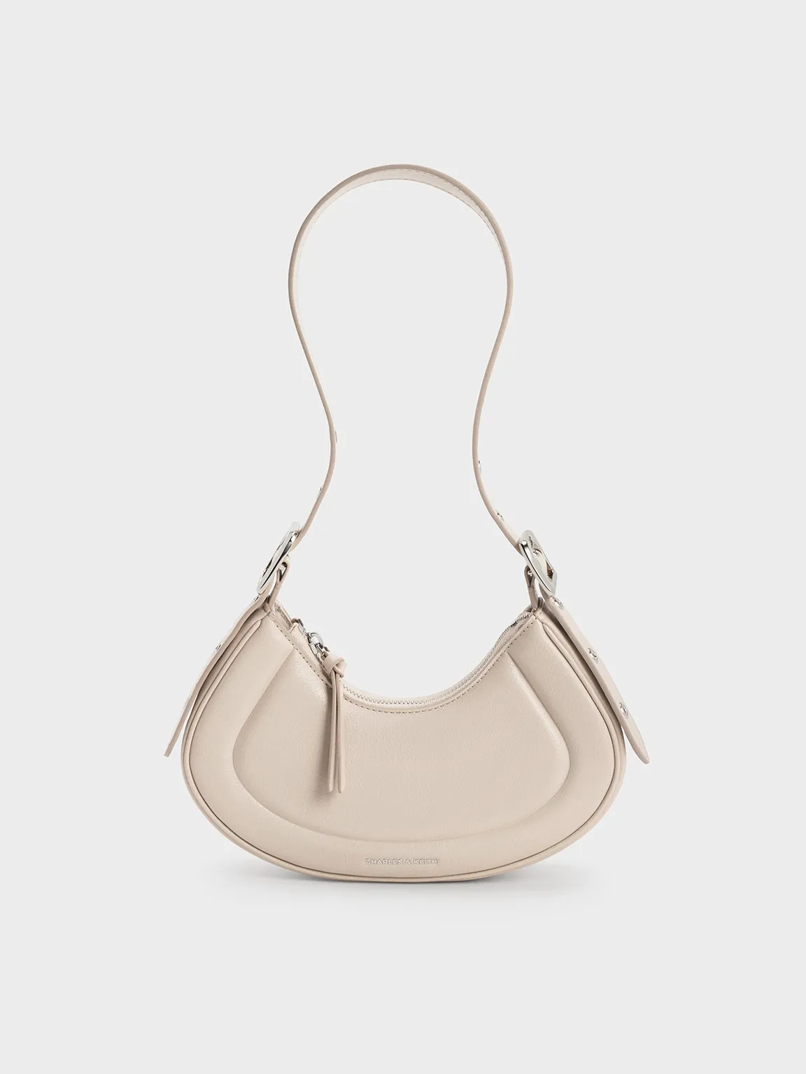Charles & Keith - Petra Curved Shoulder Bag sold by Charles & Keith