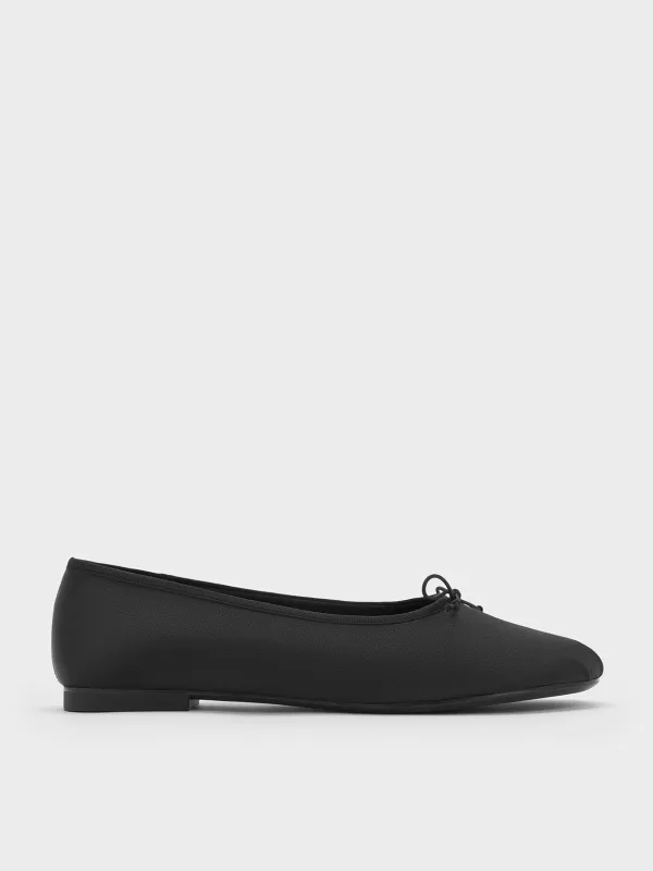 Charles & Keith - Satin Bow Ballet Flats sold by Charles & Keith