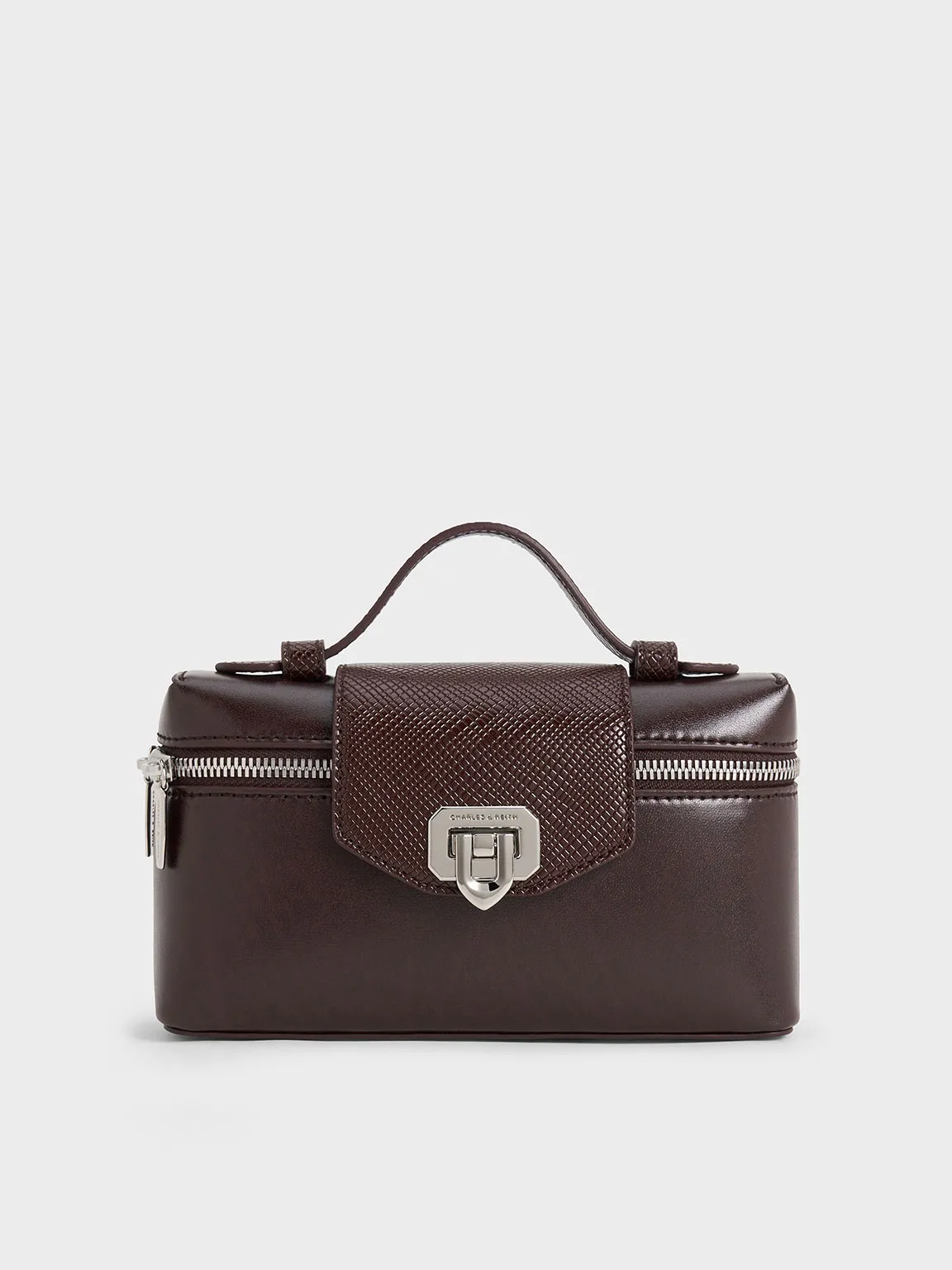 Charles & Keith - Arwen Top Handle Vanity Bag sold by Charles & Keith
