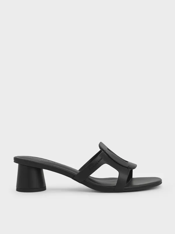 Charles & Keith - Easley Cut-Out Heeled Sandals sold by Charles & Keith