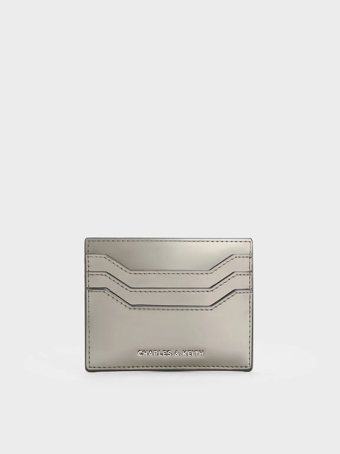 Charles & Keith - Carli Metallic Multi-Slot Card Holder sold by Charles & Keith