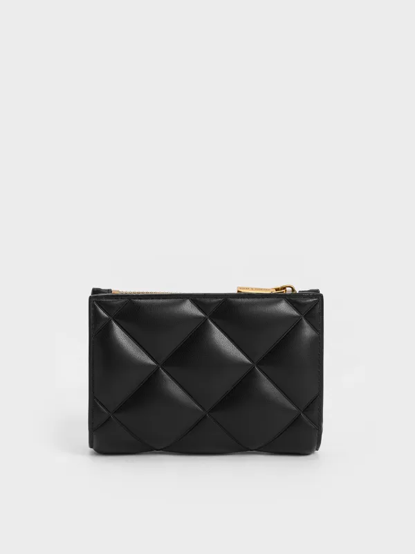 Charles & Keith - Gemma Quilted Cardholder sold by Charles & Keith