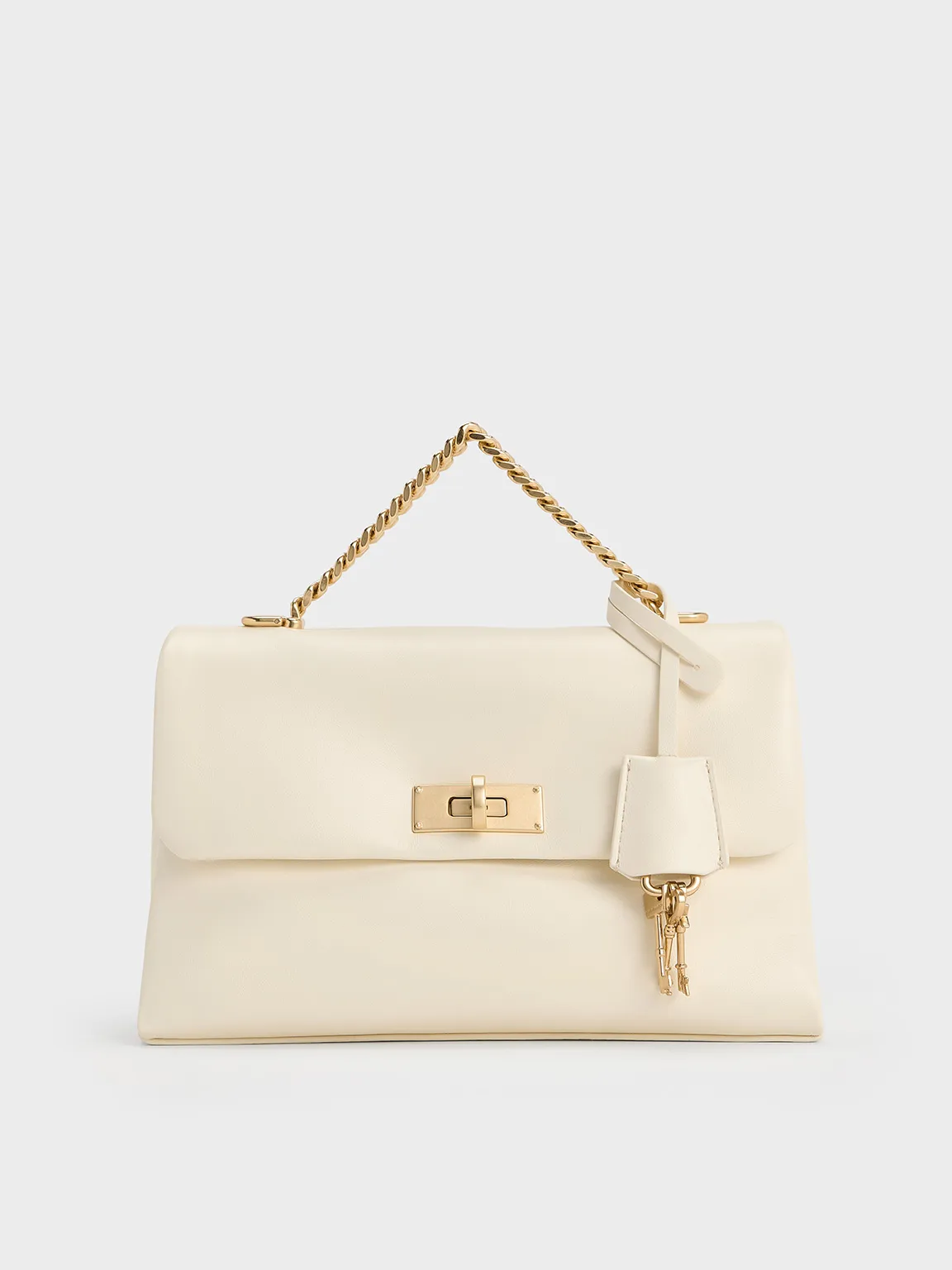 Charles & Keith - Kerry Chain-Handle Crossbody Bag sold by Charles & Keith