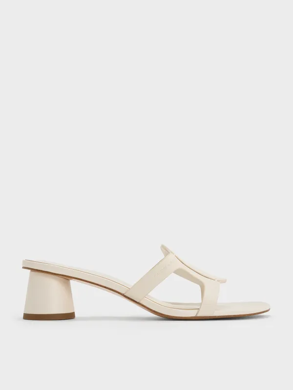 Charles & Keith - Easley Cut-Out Heeled Sandals sold by Charles & Keith