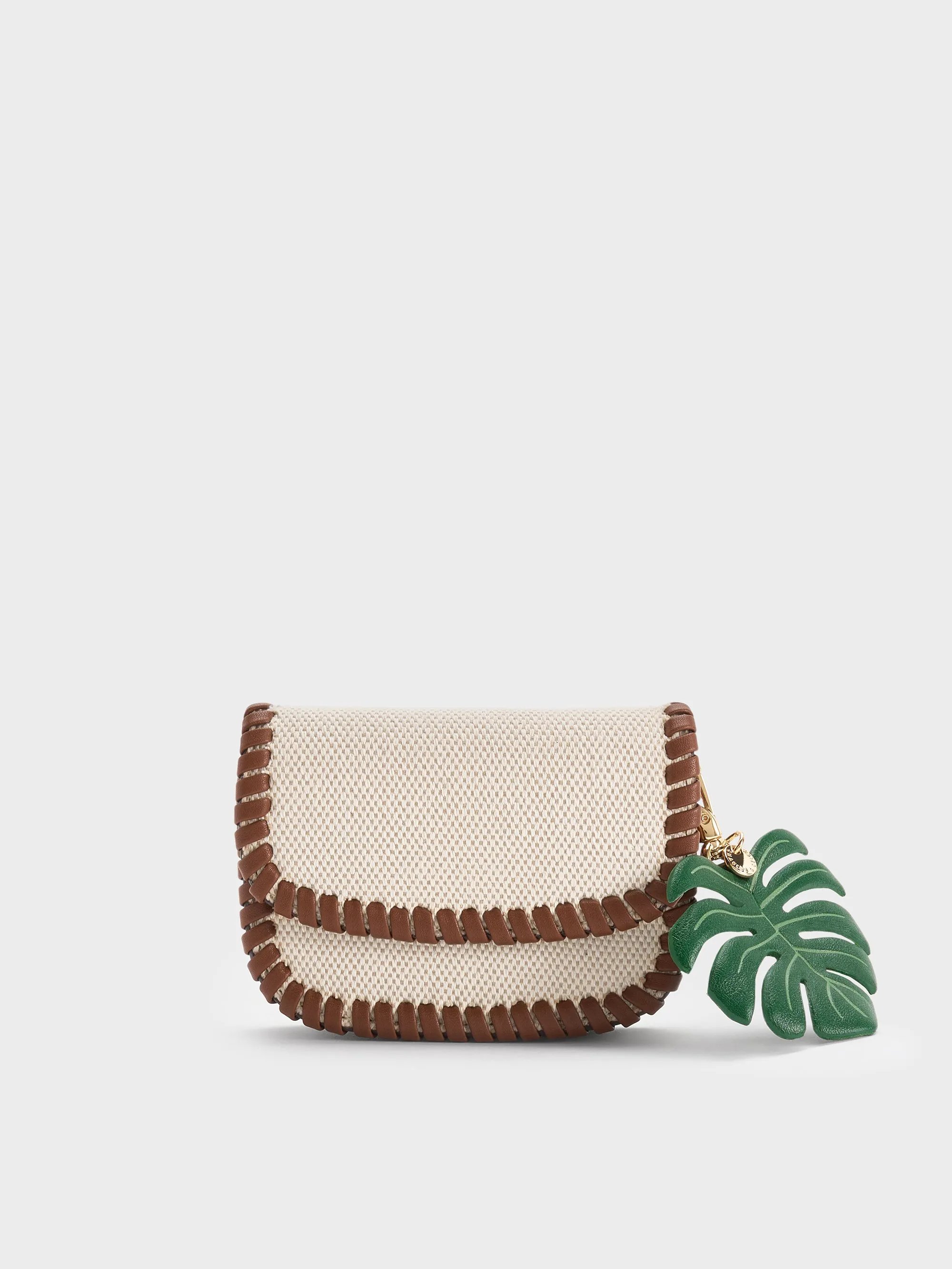 Charles & Keith - Blume Canvas Braided Chain-Handle Wallet sold by Charles & Keith