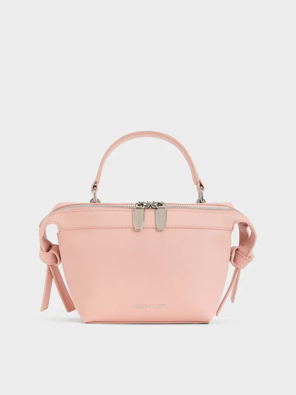 Charles & Keith - Aurelie Knotted Top Handle Bag sold by Charles & Keith