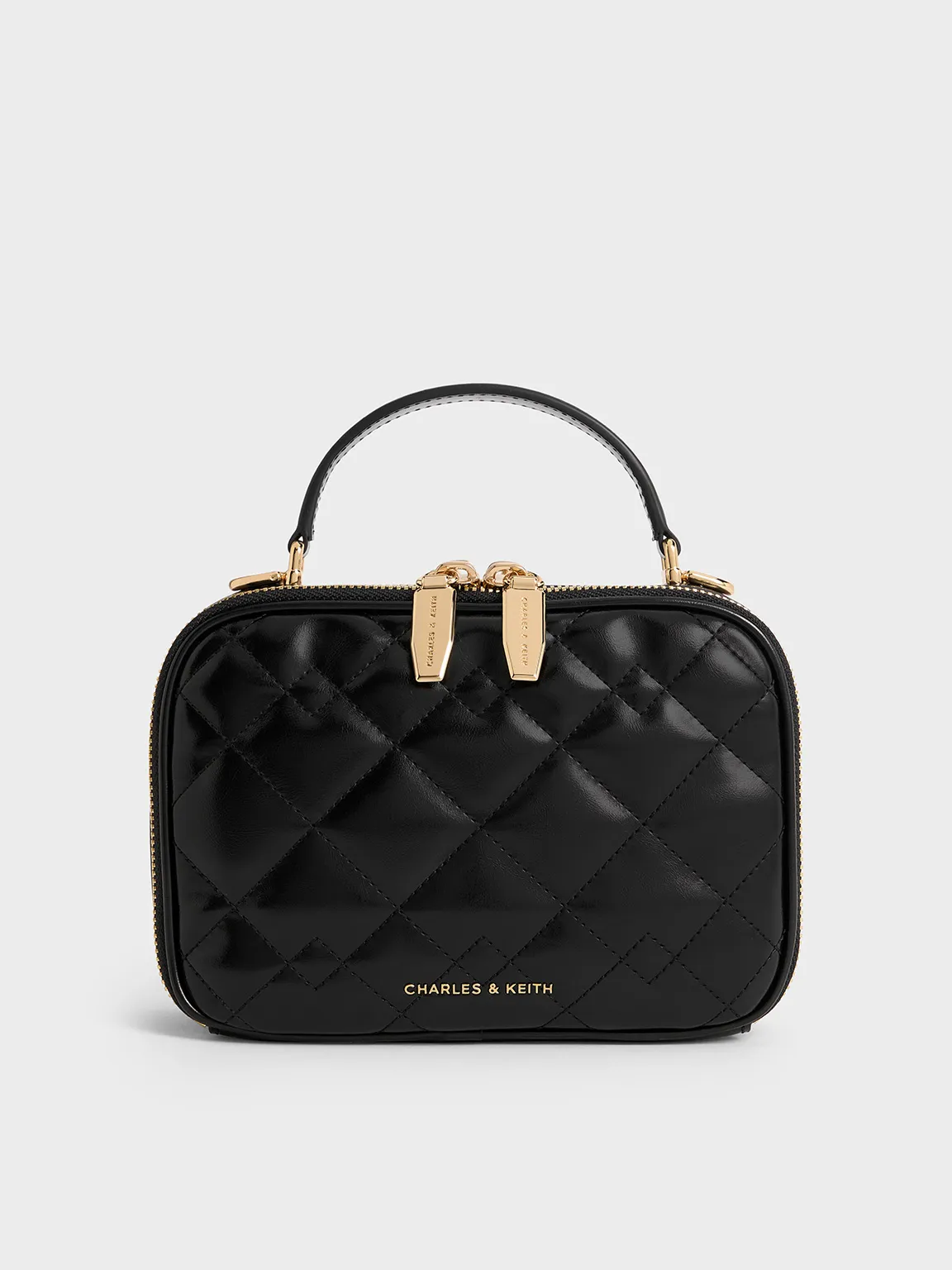 Charles & Keith - Duo Quilted Vanity Bag sold by Charles & Keith